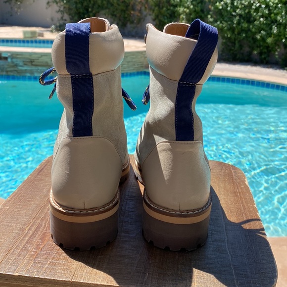 Urban Outfitters Suede and Smooth Leather Hiking Boots. Women’s size 7. - Picture 3 of 6